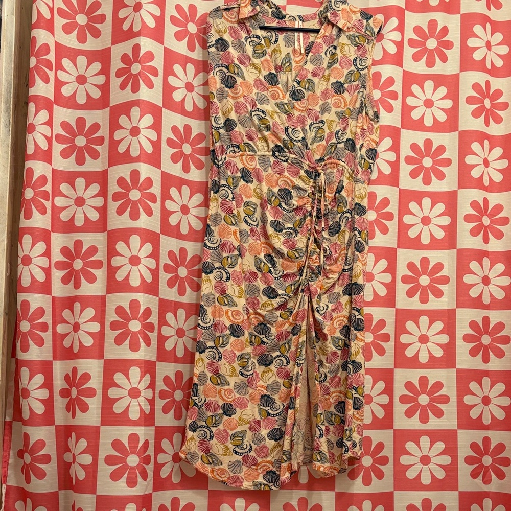 Seashell linen dress